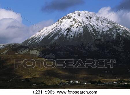Errigal mountain, County Donegal, Ireland View Large Photo Image Stock Photography - Errigal mountain, County Donegal, Ireland. Fotosearch