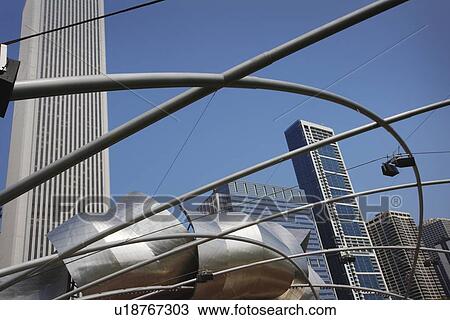 Jay Pritzker Pavilion, Millennium Park, Chicago, Illinois, USA View Large Photo Image Stock Image - Jay Pritzker Pavilion, Millennium Park, Chicago, Illinois, USA. Fotosearch
