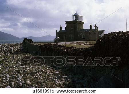 Stock Photography - Lighthouse on Blacksod Bay, County Mayo, Ireland. Fotosearch