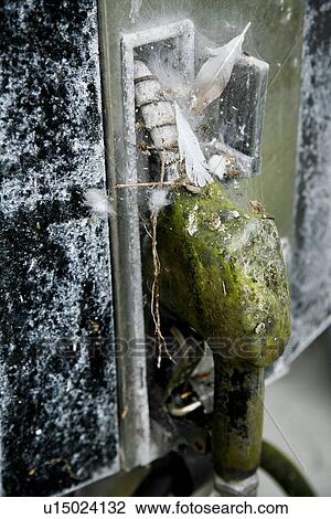 Stock Image - Old gas pump. Fotosearch