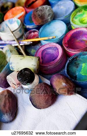 Painting supplies View Large Photo Image Stock Image - Painting supplies. Fotosearch