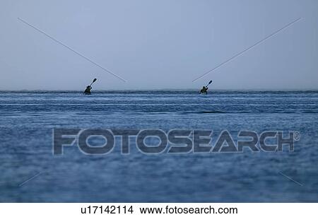 People kayaking in the Pacific Ocean View Large Photo Image Picture - People kayaking in the Pacific Ocean. Fotosearch