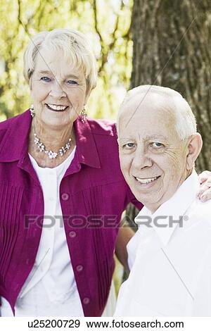 Portrait of an elderly couple View Large Photo Image Stock Photo - Portrait of an elderly couple. Fotosearch