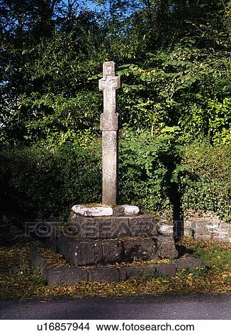 Remnants of a High Cross, Dunsany, Co Meath, Ireland View Large Photo Image Picture - Remnants of a High Cross, Dunsany, Co Meath, Ireland. Fotosearch