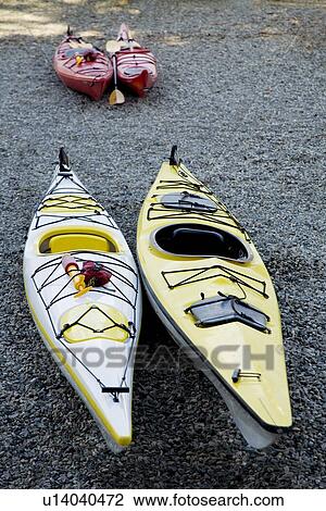 Sea kayaks View Large Photo Image Stock Image - Sea kayaks. Fotosearch