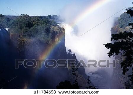 Victoria Falls, Zimbabwe View Large Photo Image Stock Image - Victoria Falls, Zimbabwe. Fotosearch