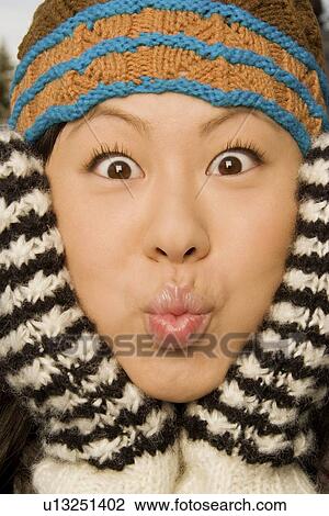 Wide eyes and ready for a kiss View Large Photo Image Stock Image - Wide eyes and ready for a kiss. Fotosearch
