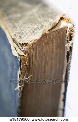 Stock Image - Worn out book. Fotosearch