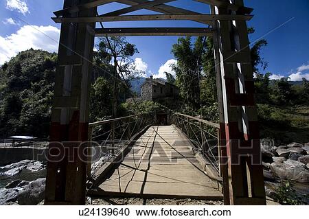 A footbridge in Sapa, Vietnam View Large Photo Image Stock Image - A footbridge in Sapa, Vietnam. Fotosearch