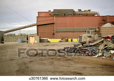 A Trash Compacting Site View Large Photo Image Stock Photograph - A Trash Compacting Site. Fotosearch