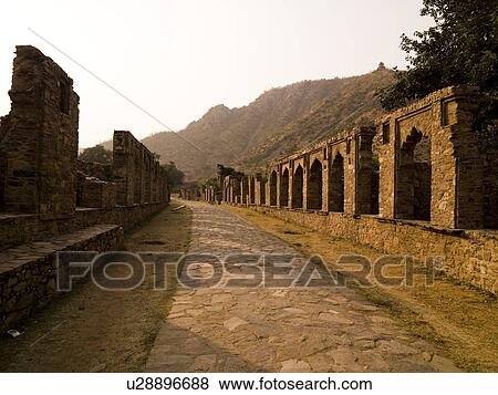 Stock Photo - Abandoned city of Fatehpur, Rajasthan, India. Fotosearch