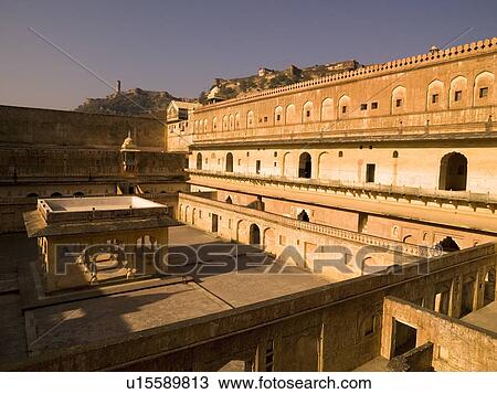 Amber Fort, Jaipur, India View Large Photo Image Stock Image - Amber Fort, Jaipur, India . Fotosearch