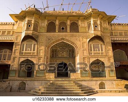 Amber Fort, Jaipur, India View Large Photo Image Stock Photo - Amber Fort, Jaipur, India . Fotosearch
