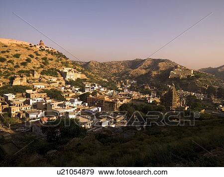 Amber Fort, Jaipur, India View Large Photo Image Stock Photo - Amber Fort, Jaipur, India . Fotosearch