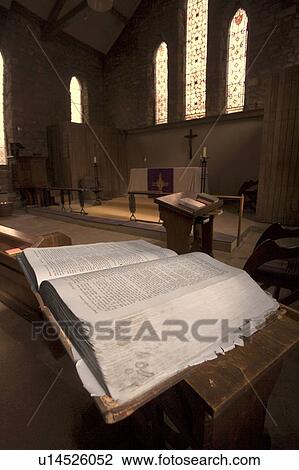 Bible in church View Large Photo Image Stock Image - Bible in church. Fotosearch