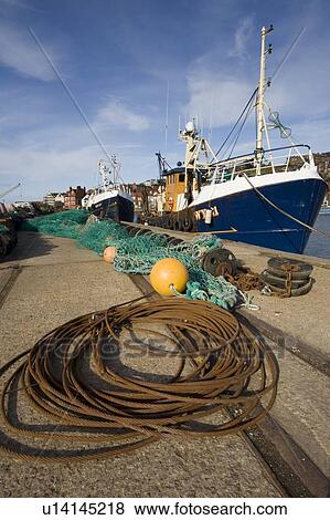 Boat dock, Whitby, West Yorkshire, England View Large Photo Image Stock Photo - Boat dock, Whitby, West Yorkshire, England. Fotosearch
