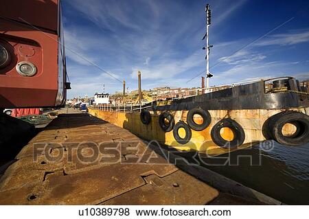 Boat industry, Whitby, West Yorkshire, England View Large Photo Image Stock Photo - Boat industry, Whitby, West Yorkshire, England. Fotosearch