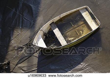 Stock Image - Boat on the shore. Fotosearch