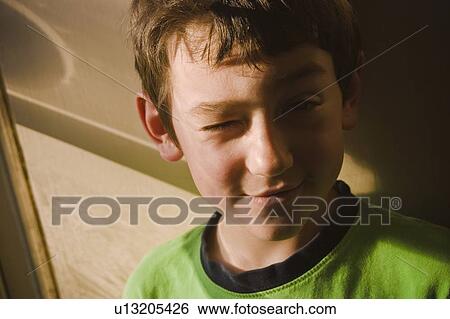 Boy winking View Large Photo Image Stock Photograph - Boy winking. Fotosearch