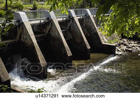 Stock Image - Canada, Dam. Fotosearch