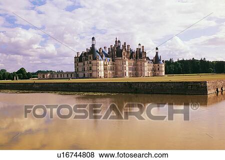 Chambord Château, Loire River valley, France View Large Photo Image Stock Photo - Chambord Château, Loire River valley, France. Fotosearch