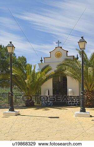 Stock Photo - Chapel of Saint Roque, Malaga, Andalucia, Spain. Fotosearch