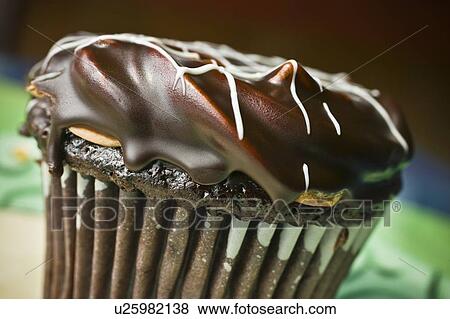 Chocolate cupcake View Large Photo Image Stock Photo - Chocolate cupcake. Fotosearch