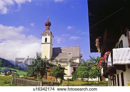 Church, Going, Austria View Large Photo Image Picture - Church, Going, Austria. Fotosearch