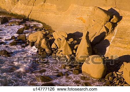 Stock Photograph - Cliff, Cape Kiwanda, Oregon, USA. Fotosearch