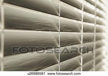 Stock Image - Close Up Of Venetian Blinds. Fotosearch