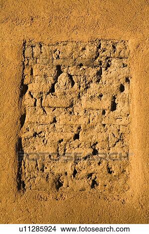 Closeup of a wall on the oldest adobe house in Santa Fe, New Mexico, USA View Large Photo Image Picture - Closeup of a wall on the oldest adobe house in Santa Fe, New Mexico, USA. Fotosearch