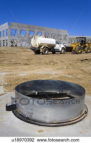 Stock Image - Construction in Temecula Valley, California, USA. Fotosearch