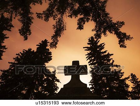 Cross silhouette View Large Photo Image Stock Image - Cross silhouette. Fotosearch