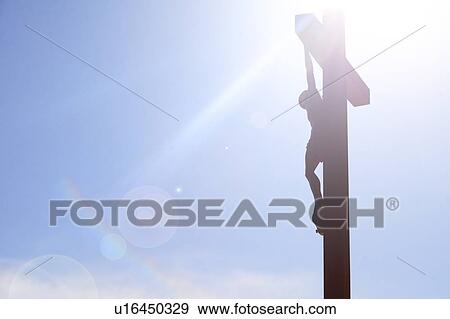 Crucifixion of Jesus View Large Photo Image Stock Photo - Crucifixion of Jesus. Fotosearch
