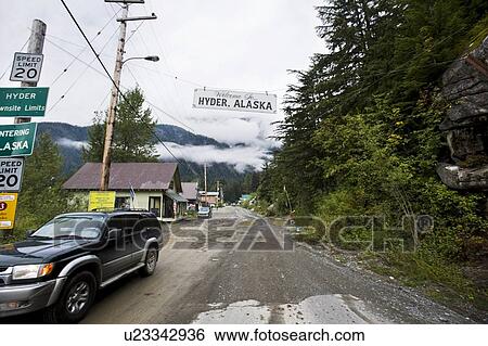 Dirt road in Hyder, Alaska View Large Photo Image Stock Photograph - Dirt road in Hyder, Alaska. Fotosearch