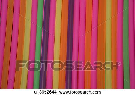 Picture - Drinking straws. Fotosearch