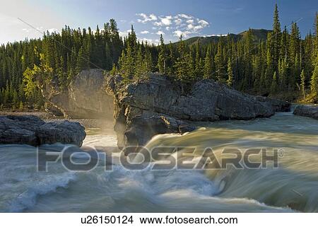 Elbow Falls, Kananaskis, Alberta, Canada View Large Photo Image Picture - Elbow Falls, Kananaskis, Alberta, Canada. Fotosearch