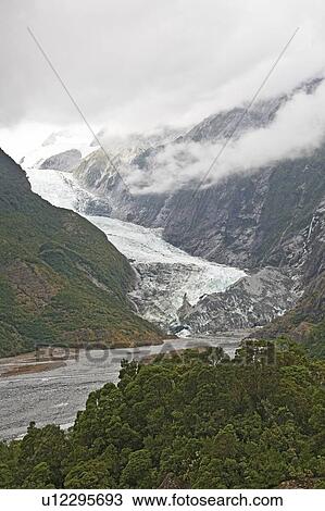 Franz Josef Glacier, Westland National Park, South Island, New Zealand View Large Photo Image Stock Image - Franz Josef Glacier, Westland National Park, South Island, New Zealand. Fotosearch