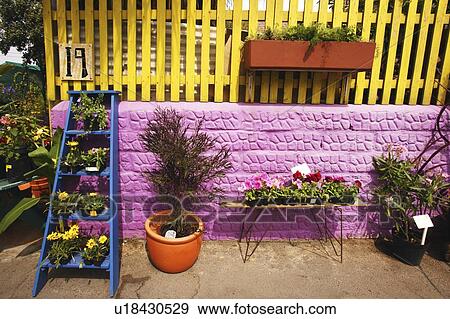 Garden patio View Large Photo Image Stock Photo - Garden patio. Fotosearch