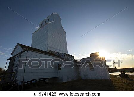 Stock Photograph - Grain elevator. Fotosearch