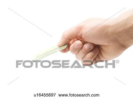 Hand with a credit card View Large Photo Image Stock Photo - Hand with a credit card. Fotosearch