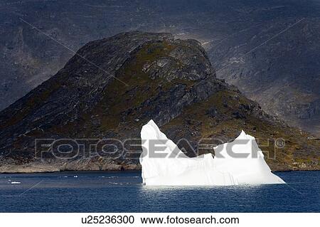 Icebergs, Island of Qoornoq, Province of Kitaa, Southern Greenland, Kingdom of Denmark View Large Photo Image Stock Image - Icebergs, Island of Qoornoq, Province of Kitaa, Southern Greenland, Kingdom of Denmark . Fotosearch