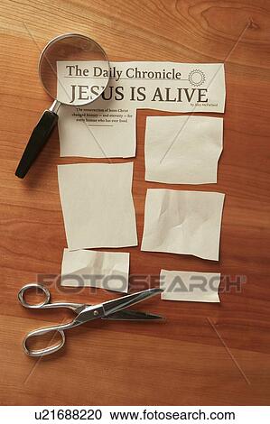 Stock Image - Jesus is alive article. Fotosearch