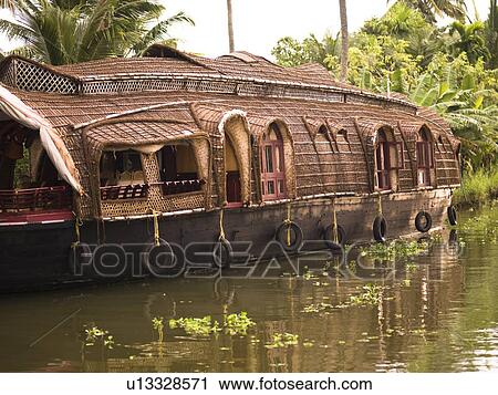 Kerala Backwater, India View Large Photo Image Stock Image - Kerala Backwater, India . Fotosearch
