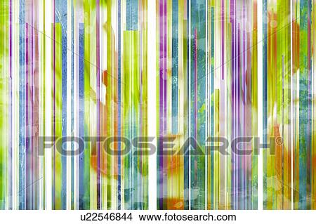 Picture - Lines of different colors. Fotosearch