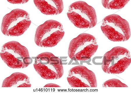 Lip prints View Large Photo Image Stock Photo - Lip prints. Fotosearch