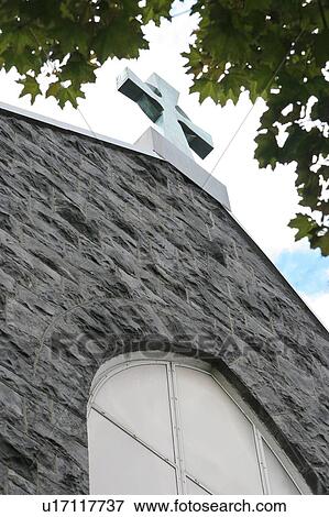 Low angle view of cross on top of church View Large Photo Image Stock Photo - Low angle view of cross on top of church. Fotosearch