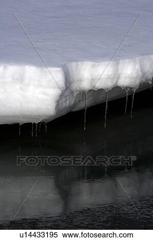 Stock Photography - Melting snow. Fotosearch