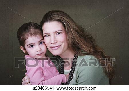 Stock Image - Mother and daughter. Fotosearch