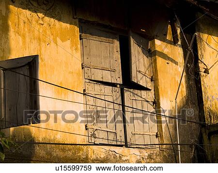Stock Photo - Old doors, Cochin, Kerala, India . Fotosearch